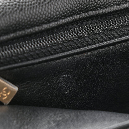 Chanel Caviar Quilted Flap Clutch Black 8 of 8