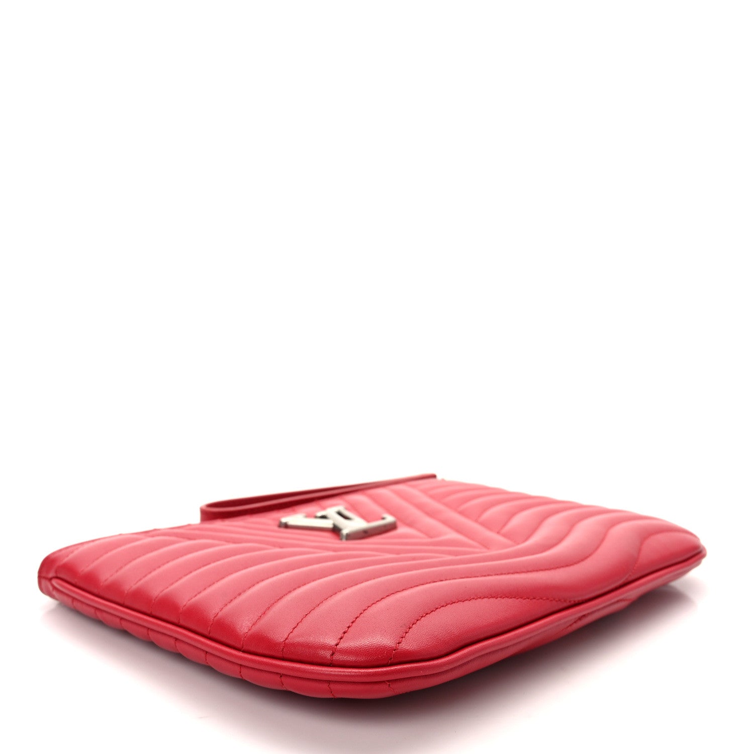 Louis Vuitton Calfskin New Wave Zipped Pochette Ecarlate 4 of 7