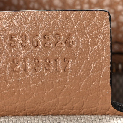 Gucci Pebbled Calfskin Medium Soho Flap Crossbody Camelia 7 of 11