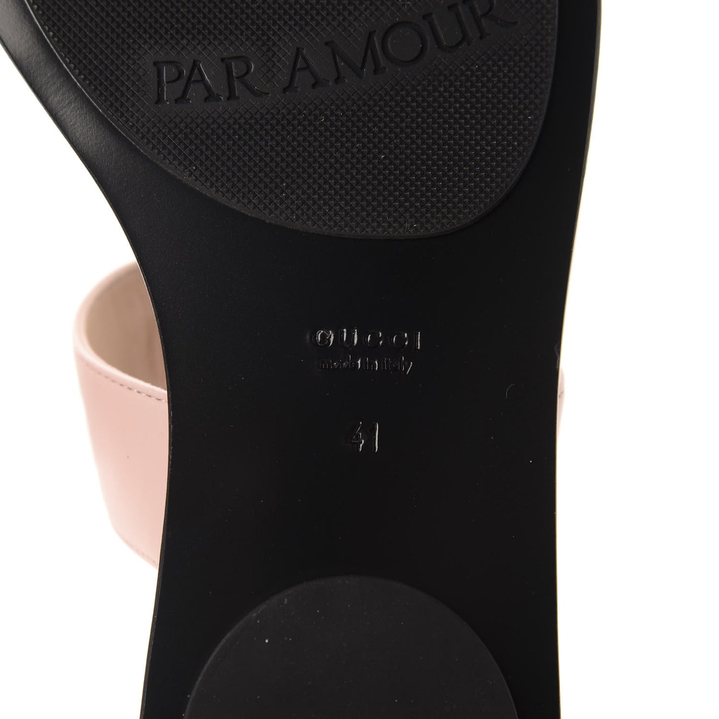 Calfskin GG Marmont Thong Sandals 41 Perfect Pink