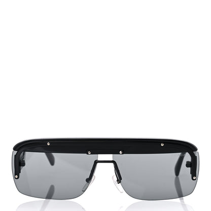Prada Rectangular Sunglasses SPR 15U Black 2 of 9
