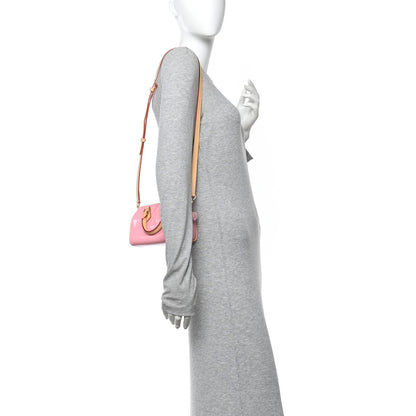 Louis Vuitton Vernis Monogram Nano Speedy Mochi Pink 2 of 9