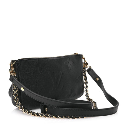 Louis Vuitton Empreinte Monogram Giant Multi Pochette Accessories Black 3 of 9