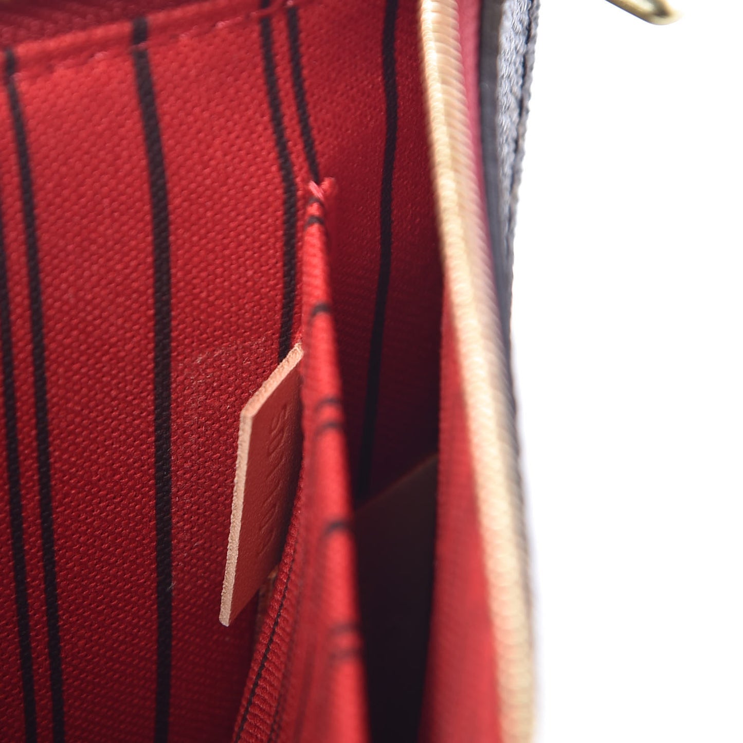 Monogram Neverfull MM GM Pochette Cherry