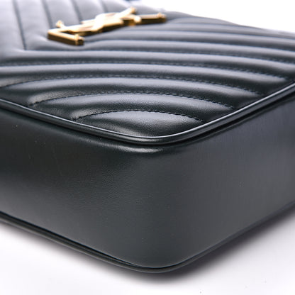Saint Laurent Calfskin Matelasse Monogram Lou Camera Bag Green 8 of 8