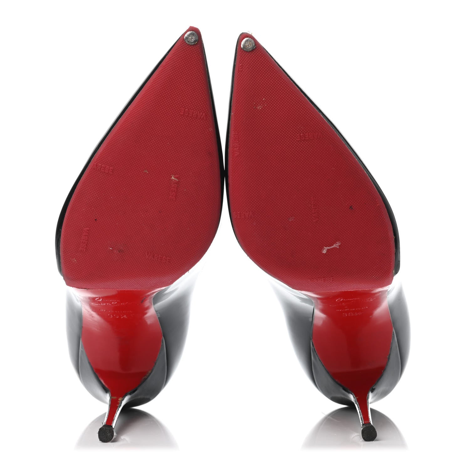 Christian Louboutin Patent Decollete 554 100 Pumps 39.5 Black 4 of 5