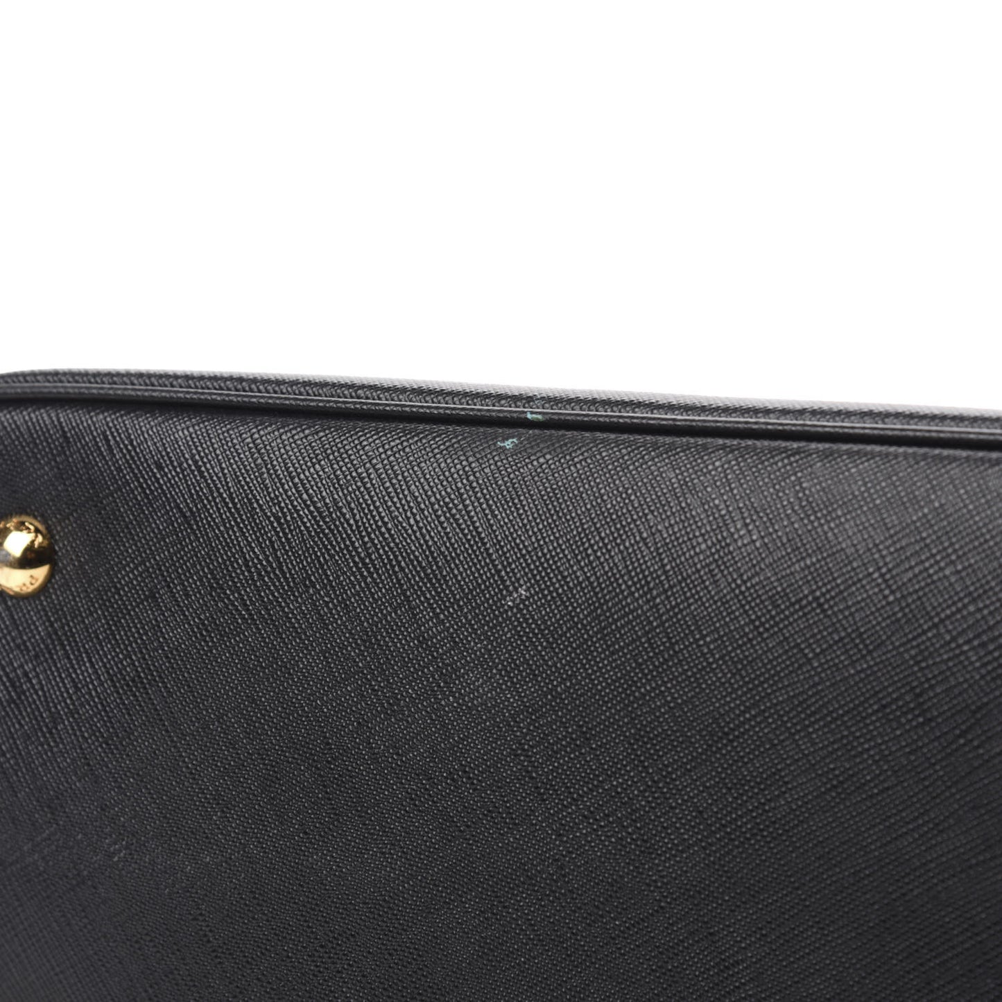 Saffiano Lux Medium Tote Black