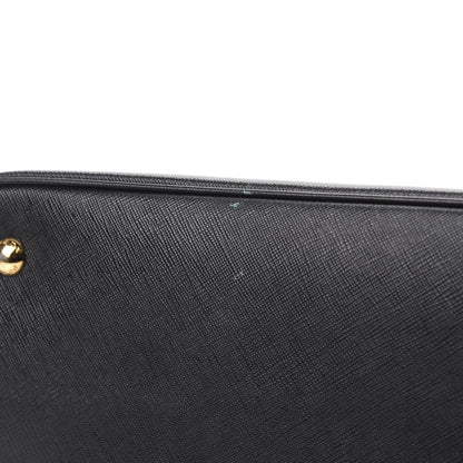 Prada Saffiano Lux Medium Tote Black 9 of 12
