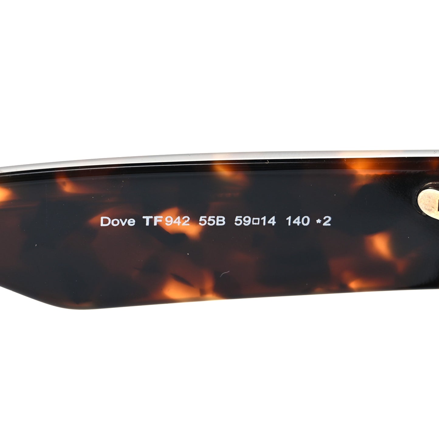 Acetate Dove Sunglasses TF942 Tortoise