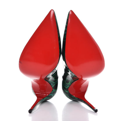 Christian Louboutin Patent Malachite So Kate 120 Pumps 36 Vert 5 of 9
