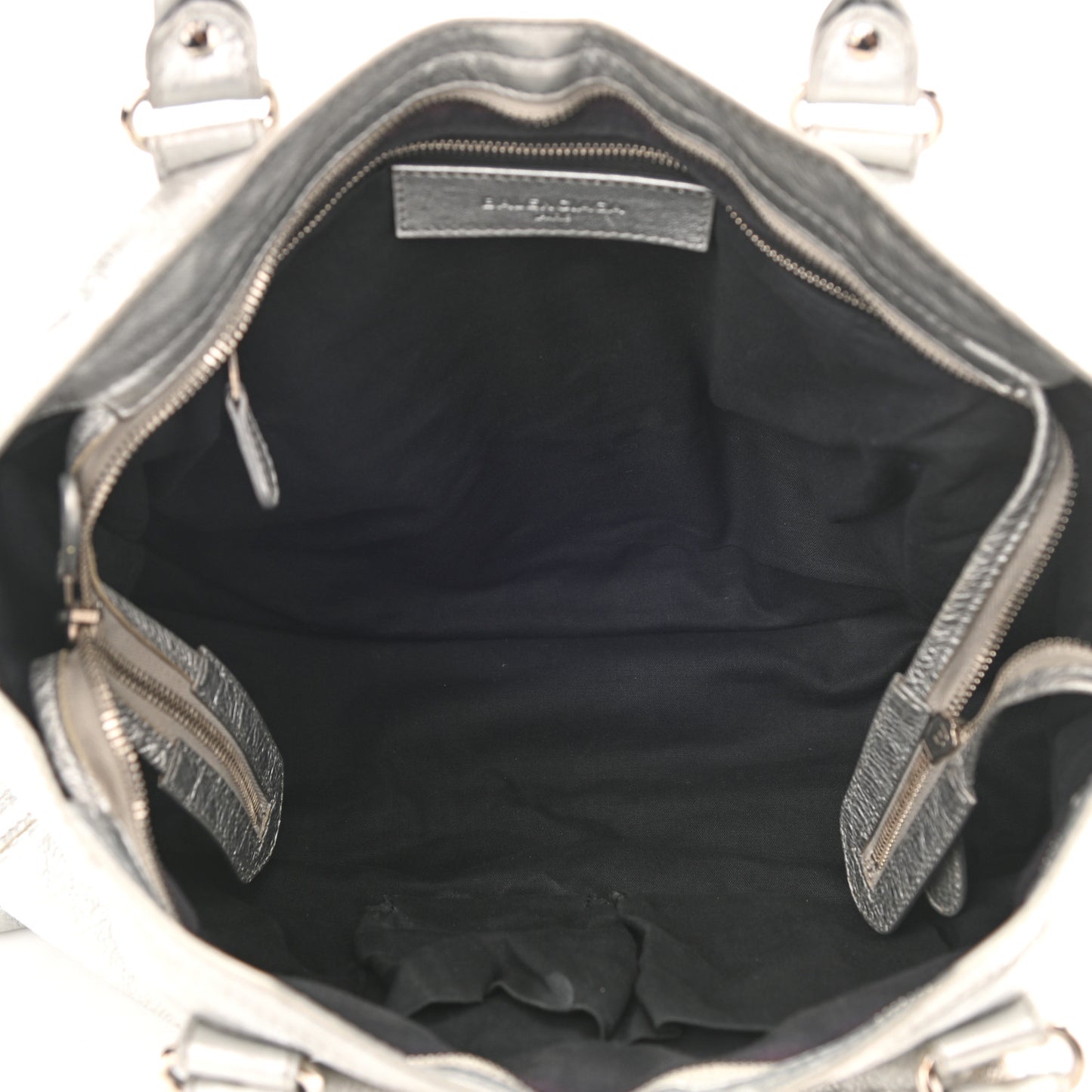 Metallic Agneau Giant 12 Silver Hardware City Gris Aluminum