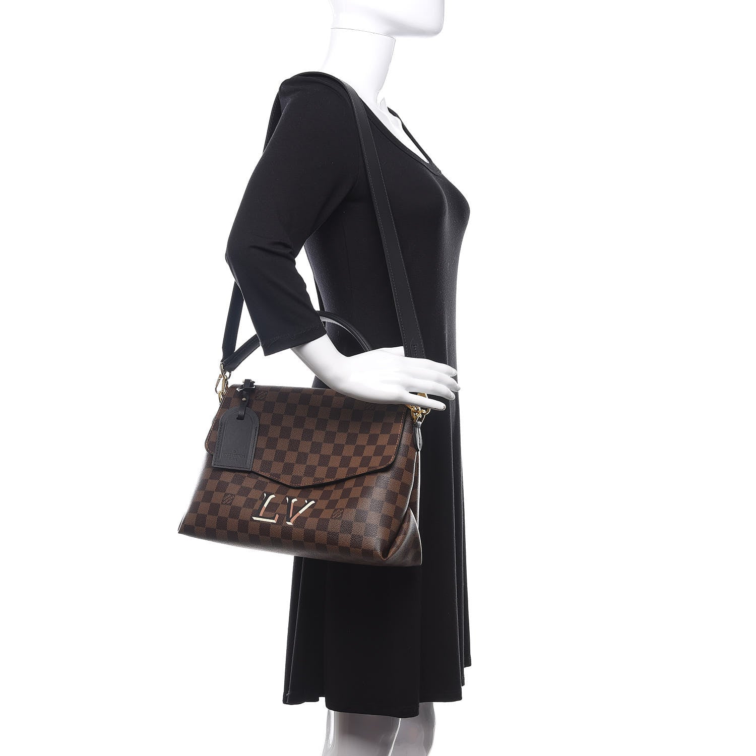 Louis Vuitton Damier Ebene Beaubourg MM 2 of 10