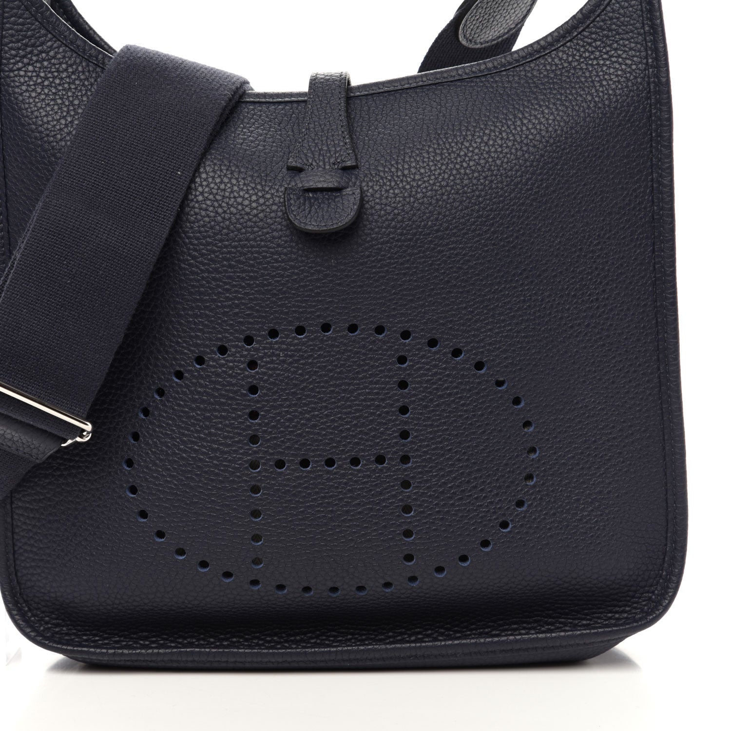 Hermes Taurillon Clemence Evelyne III PM Bleu Nuit 10 of 10