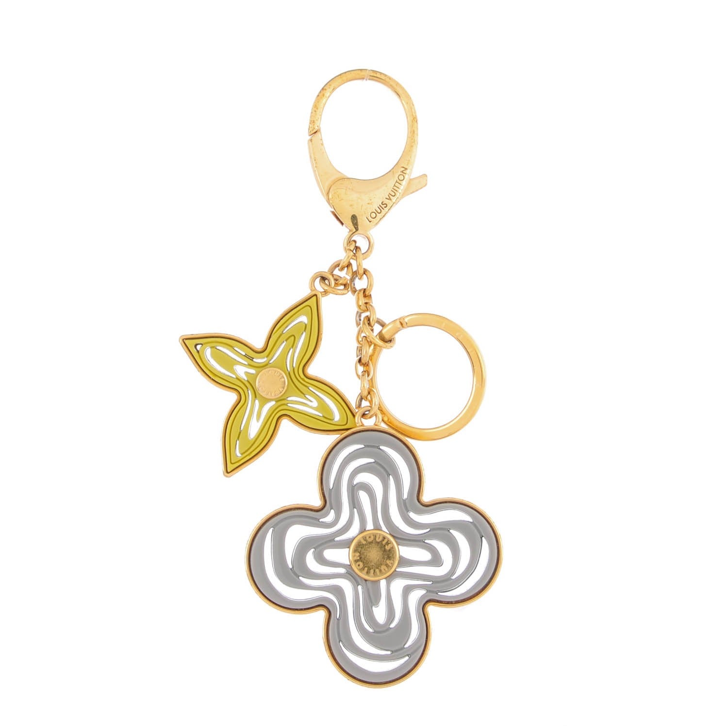 Louis Vuitton Resin Naif Bag Charm Gris 1 of 5