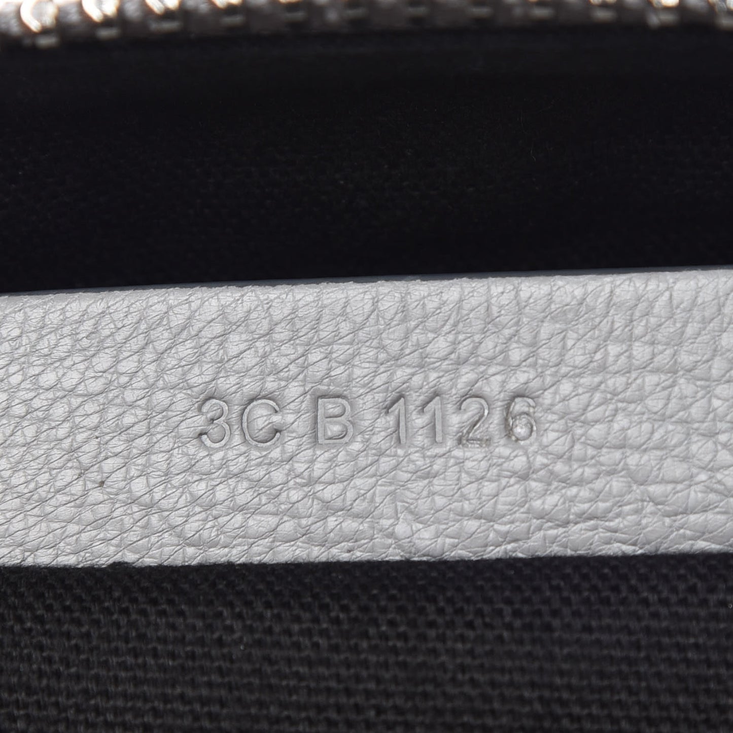 Sugar Goatskin Mini Antigona Pearl Grey