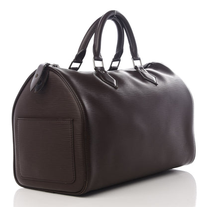 Louis Vuitton Epi Speedy 30 Moka 2 of 7