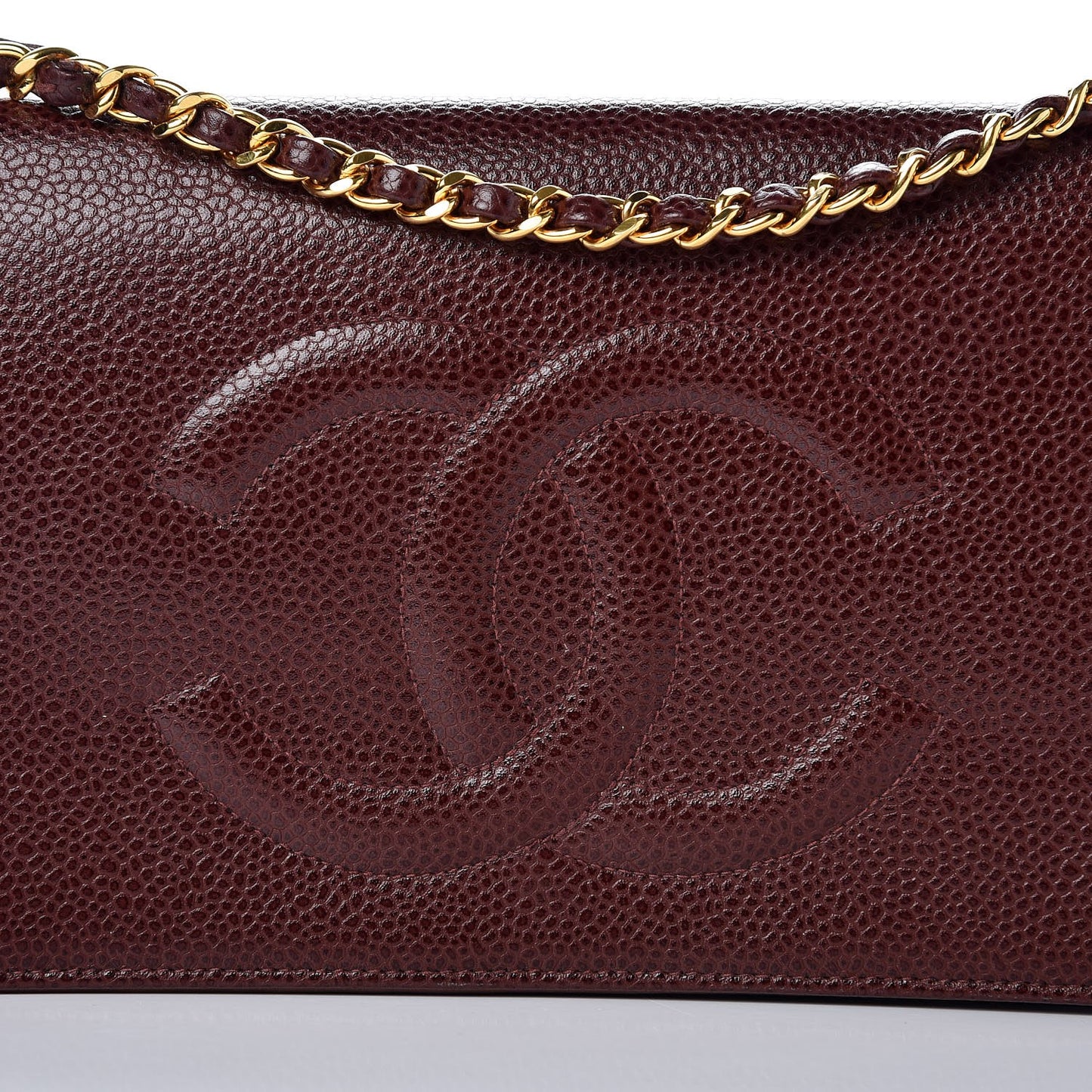 Caviar Timeless CC Wallet On Chain WOC Dark Brown