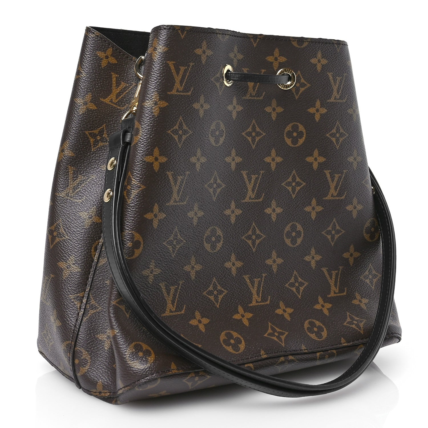 Louis Vuitton Monogram Neonoe MM Black 3 of 9