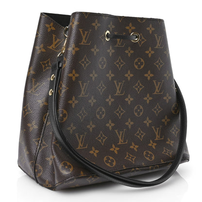Louis Vuitton Monogram Neonoe MM Black 3 of 9