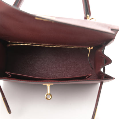 Hermes Epsom Kelly Sellier 25 Rouge H 5 of 11