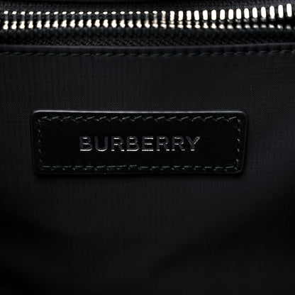 Burberry Nylon Logo Print Backpack Black 6 of 8