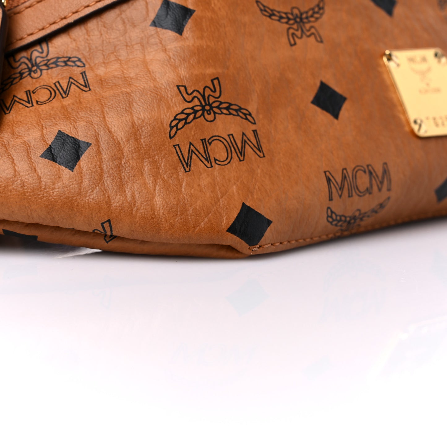 Visetos Small Fusten Belt Bag Cognac