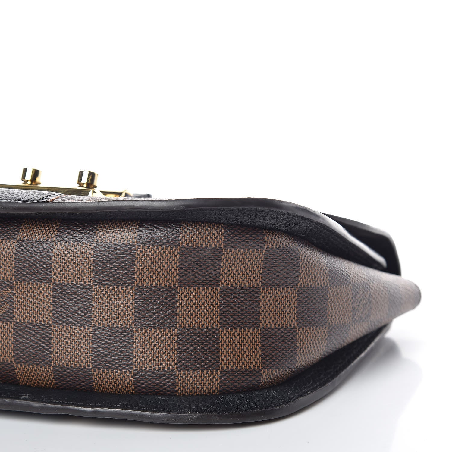 Louis Vuitton Damier Ebene Cuir Taurillon Wight Black 6 of 9