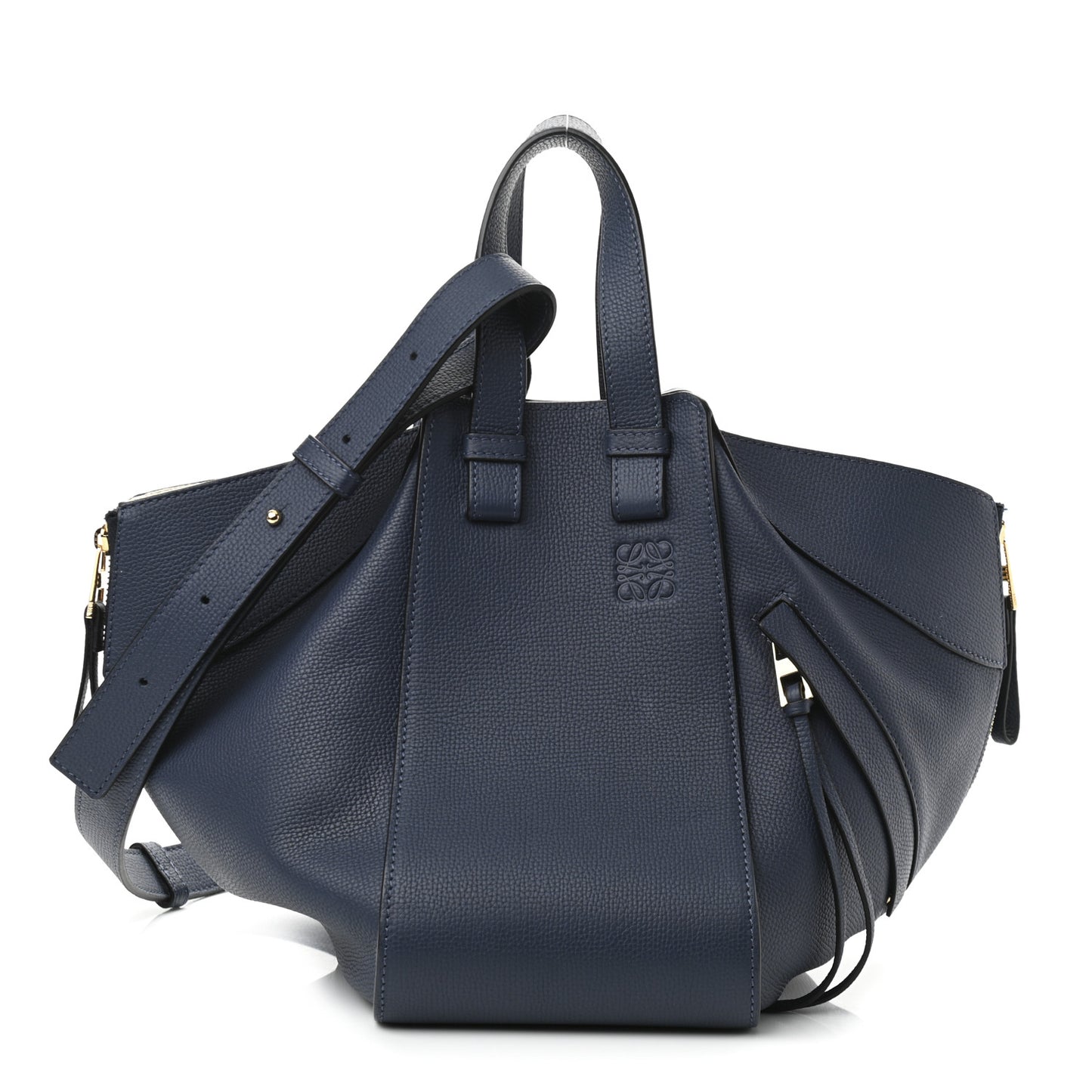Calfskin Small Hammock Shoulder Bag Ocean