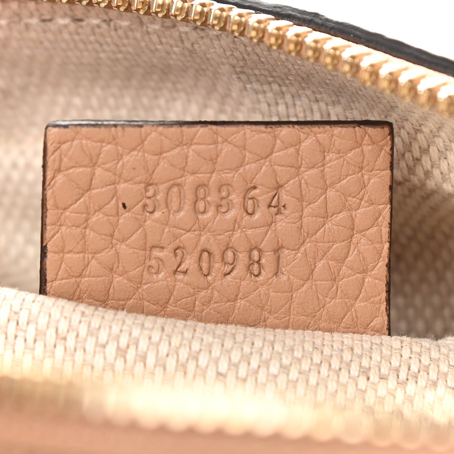 Gucci Pebbled Calfskin Small Soho Disco Bag Camelia 7 of 11