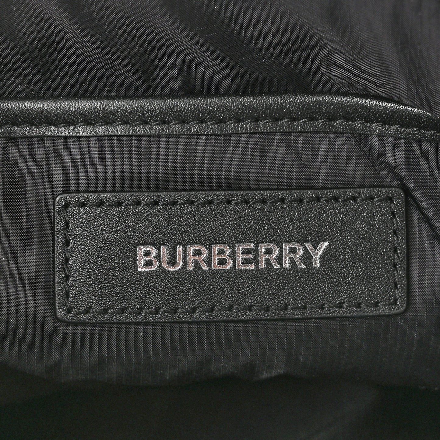 Econyl Logo Print Crossbody Bag Black