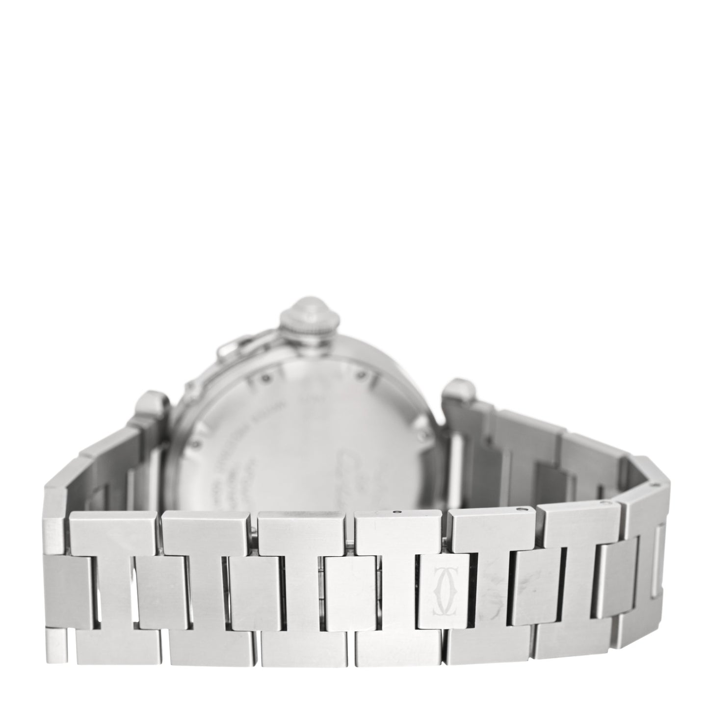 Stainless Steel 35mm Pasha C Big Date Automatic Watch Black