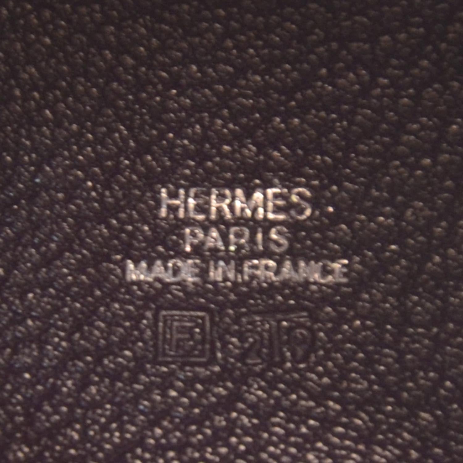 Hermes Clemence Vespa Pouch Raisin 5 of 6