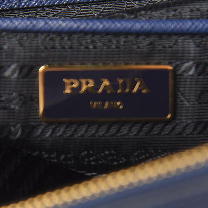 Prada Saffiano Lux Extra Large Galleria Double Zip Tote Bluette 6 of 10