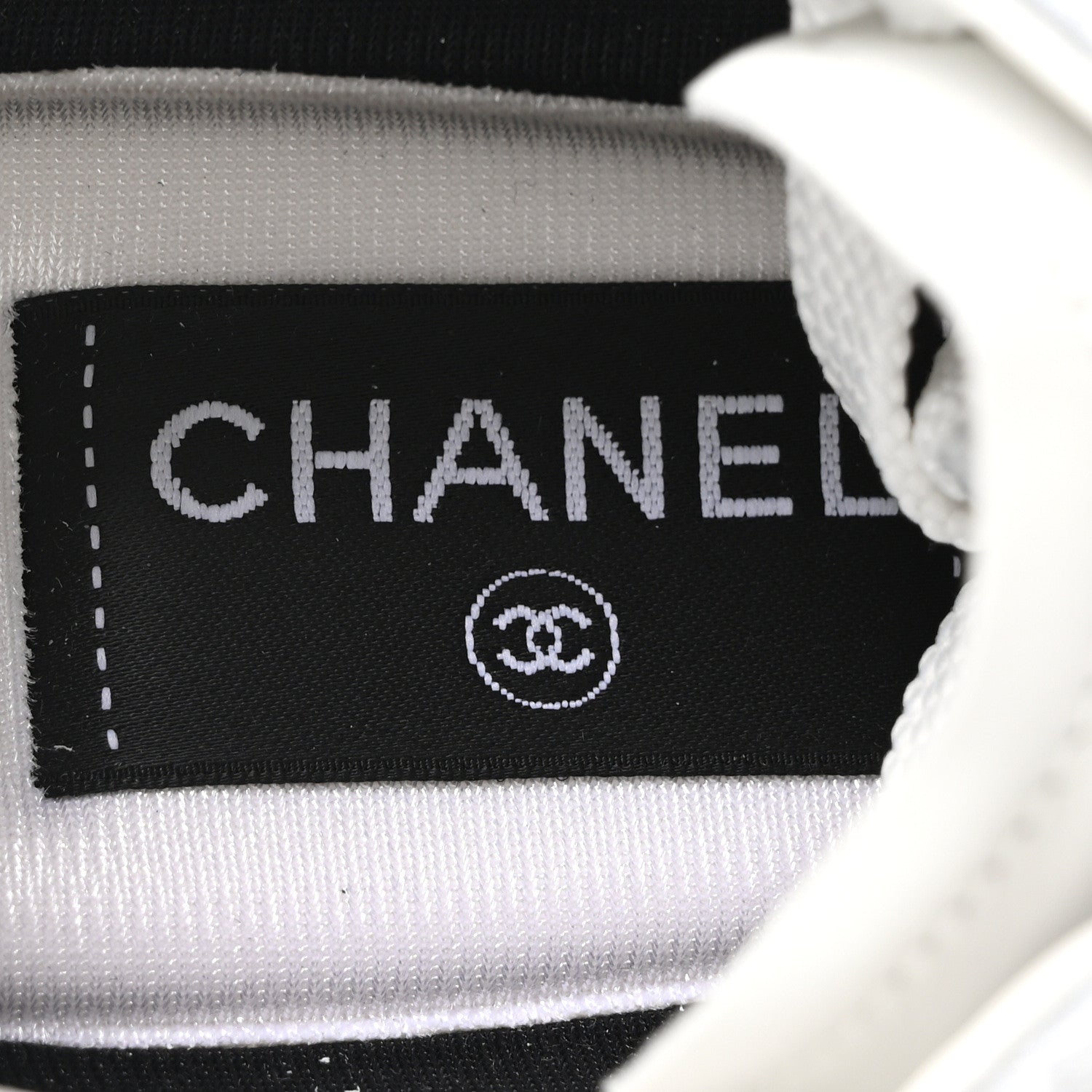 Chanel Laminated Lambskin Suede Quilted Womens CC Sneakers 37.5 Silver Gray 8 of 10