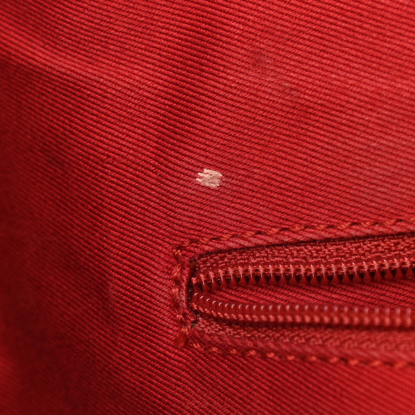 Monogram Medium Tote Red