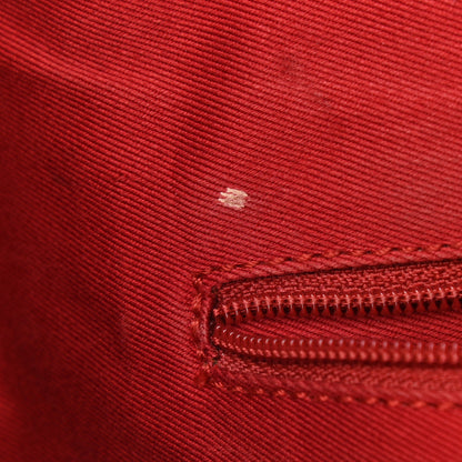 Gucci Monogram Medium Tote Red 11 of 17