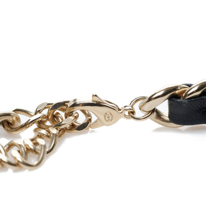 Chanel Lambskin Pearl Crystal Sergeant Chanel Belt Black Gold 3 of 3
