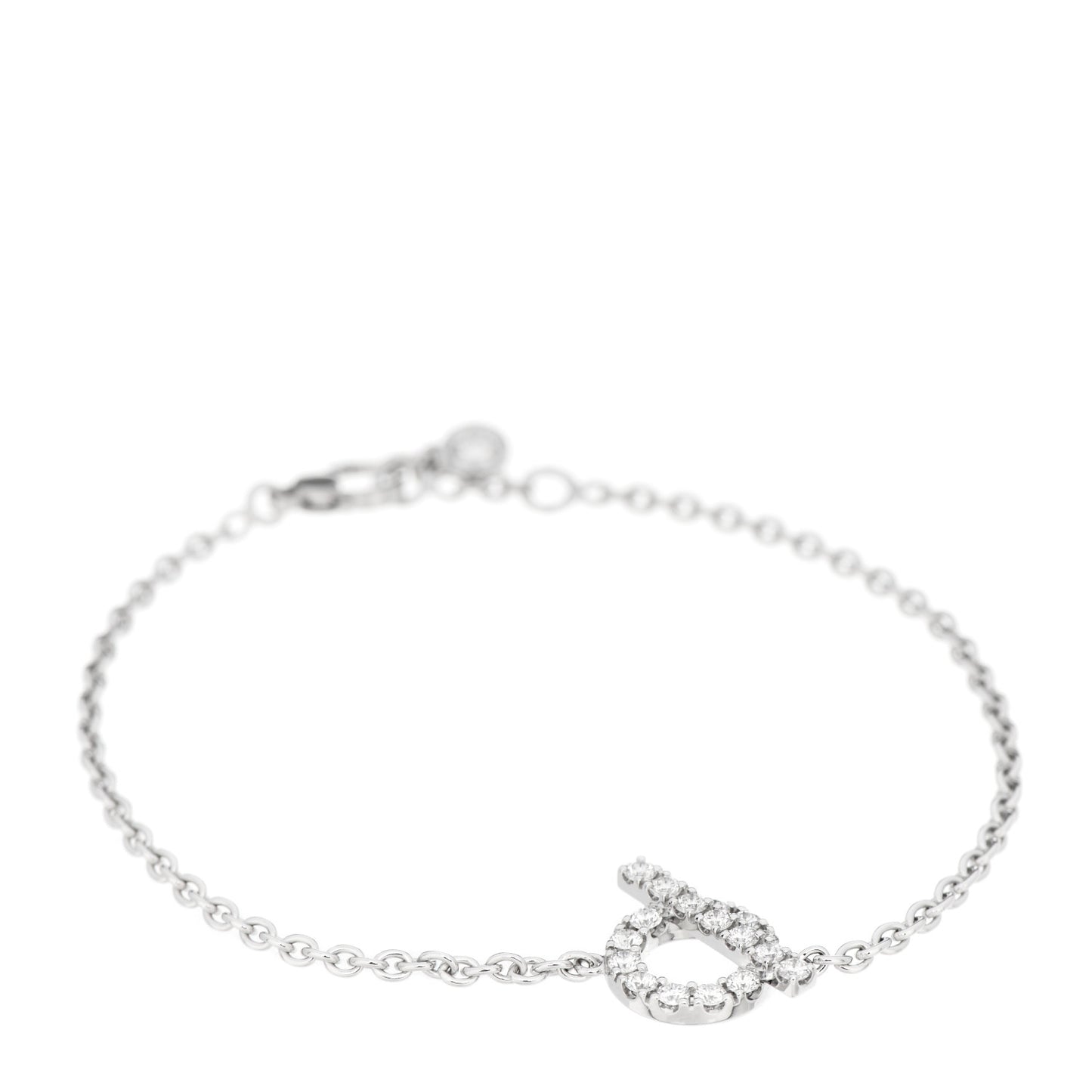 18K White Gold Diamond Finesse Bracelet ST