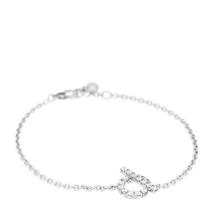 Hermes 18K White Gold Diamond Finesse Bracelet ST 1 of 4