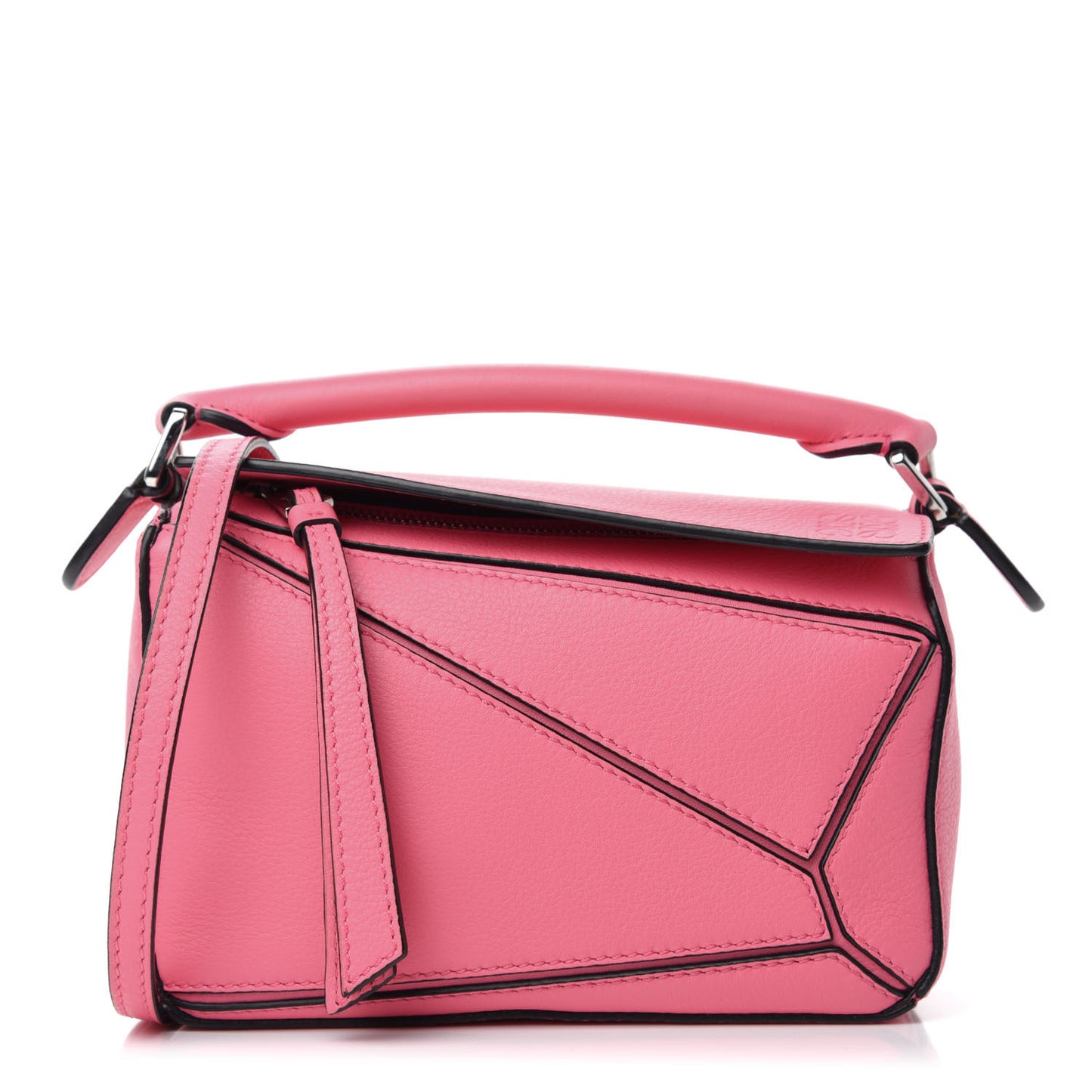 Calfskin Mini Puzzle Bag Wild Rose