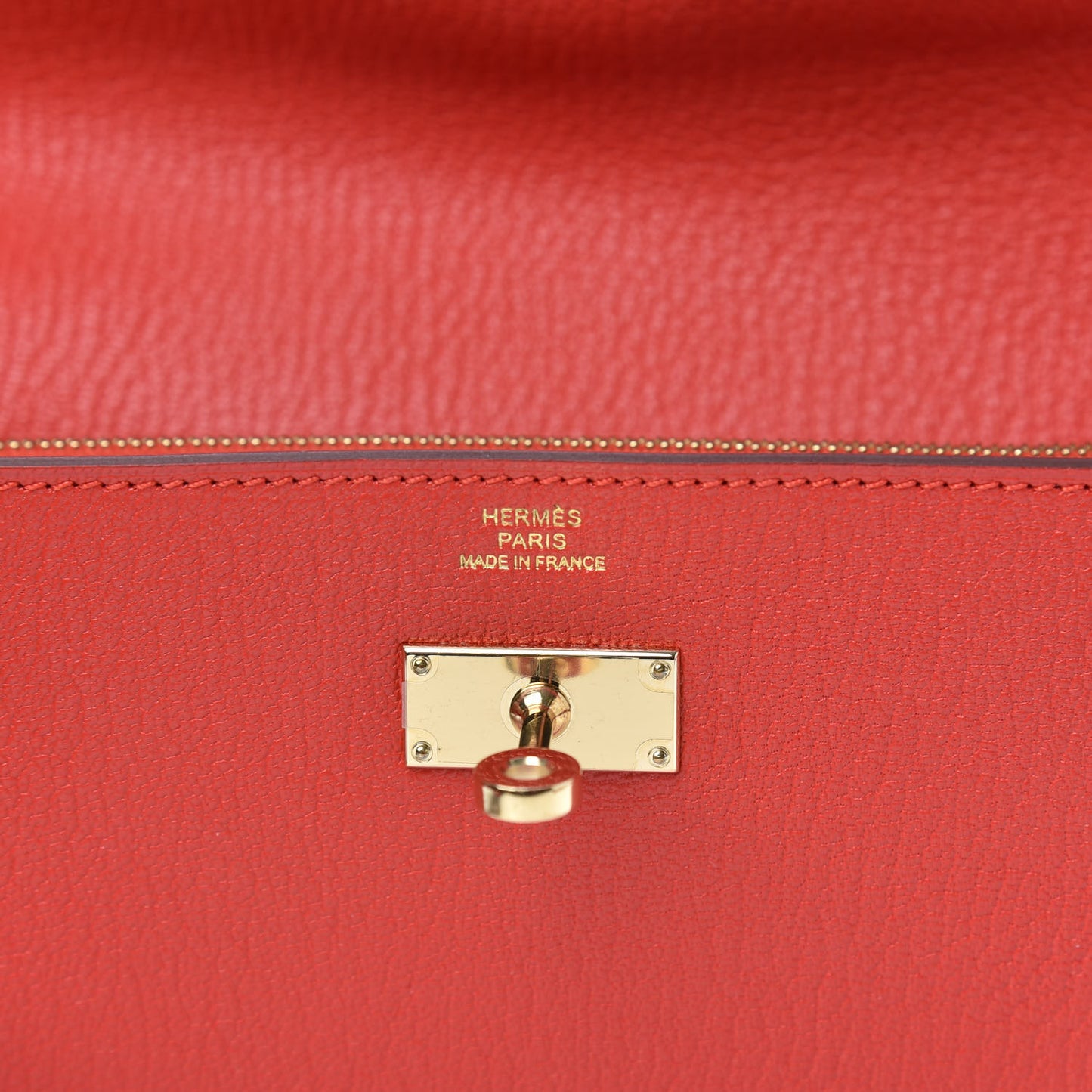 Chevre Mysore Kelly Longue Wallet Rouge Tomate