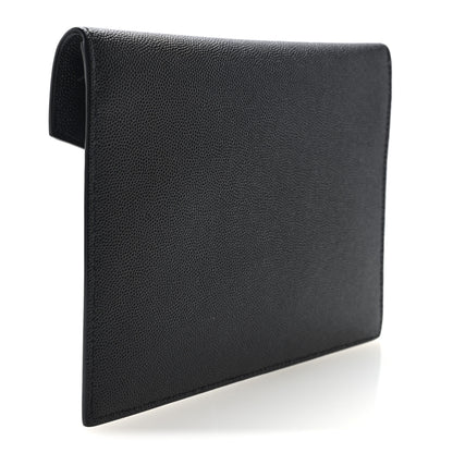 Saint Laurent Grain De Poudre Uptown Baby Pouch Black 3 of 8