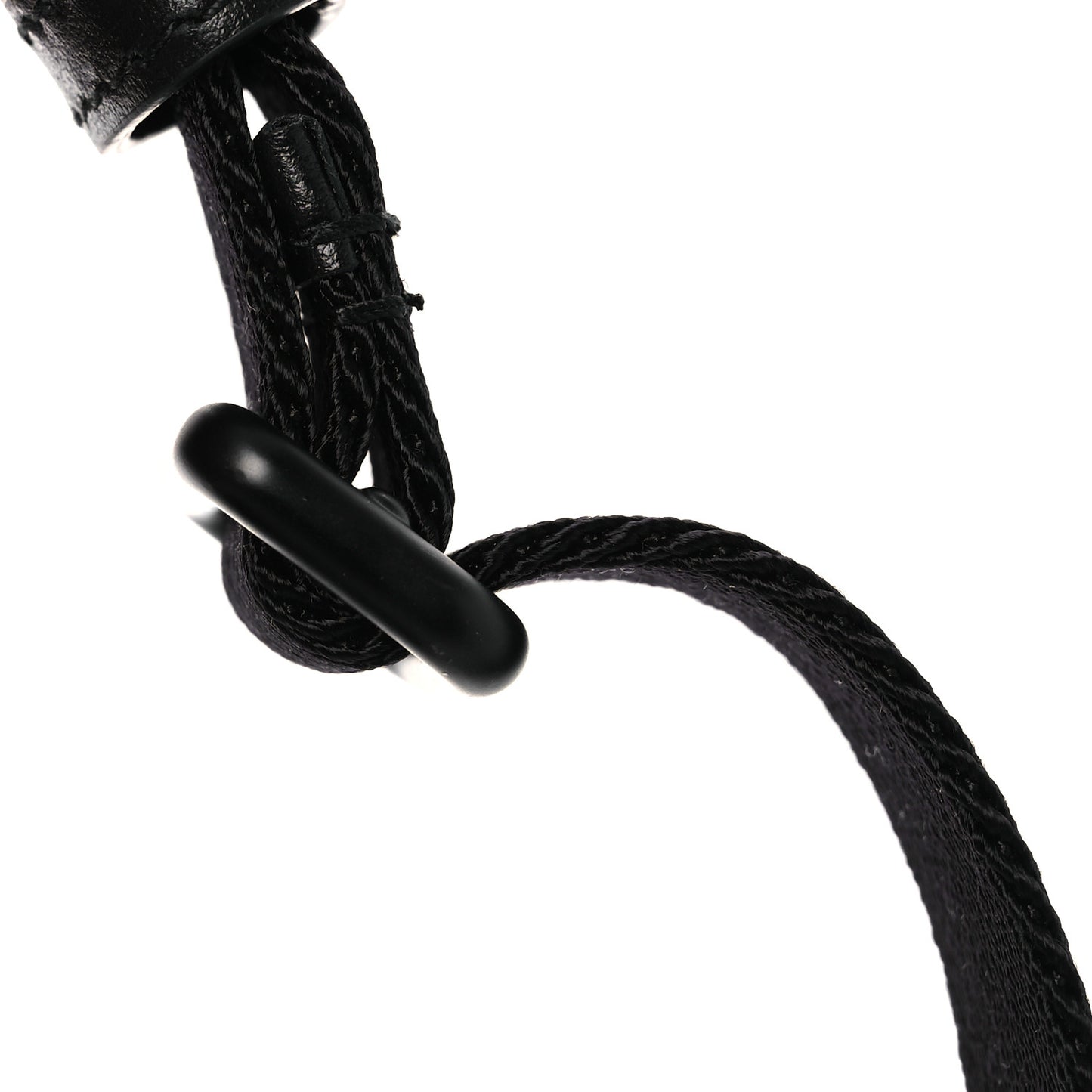 Rubber Effect Monogram GG Crossbody Bag Black