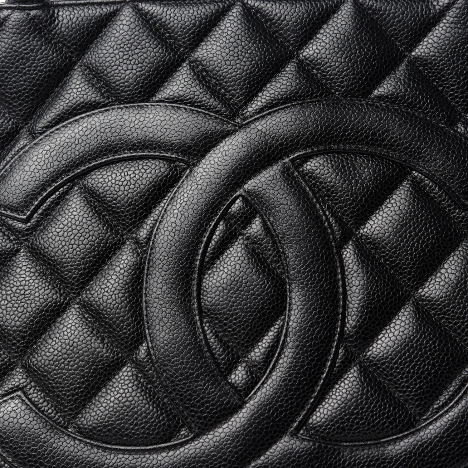 Chanel Caviar Quilted Medallion Tote Black 10 of 10