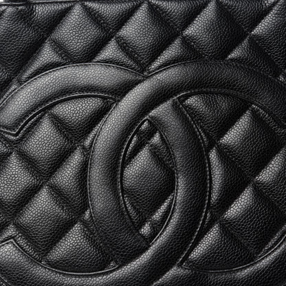 Chanel Caviar Quilted Medallion Tote Black 10 of 10