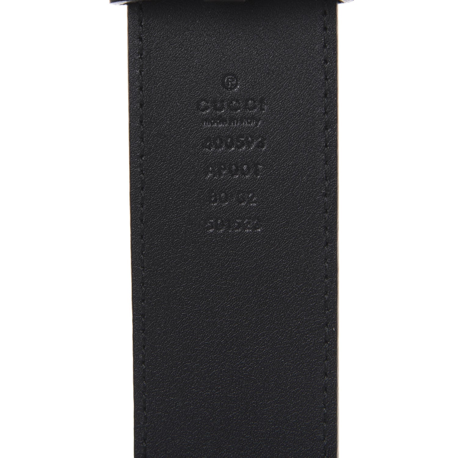 Gucci Calfskin Double G 40mm Belt 80 32 Black 4 of 6