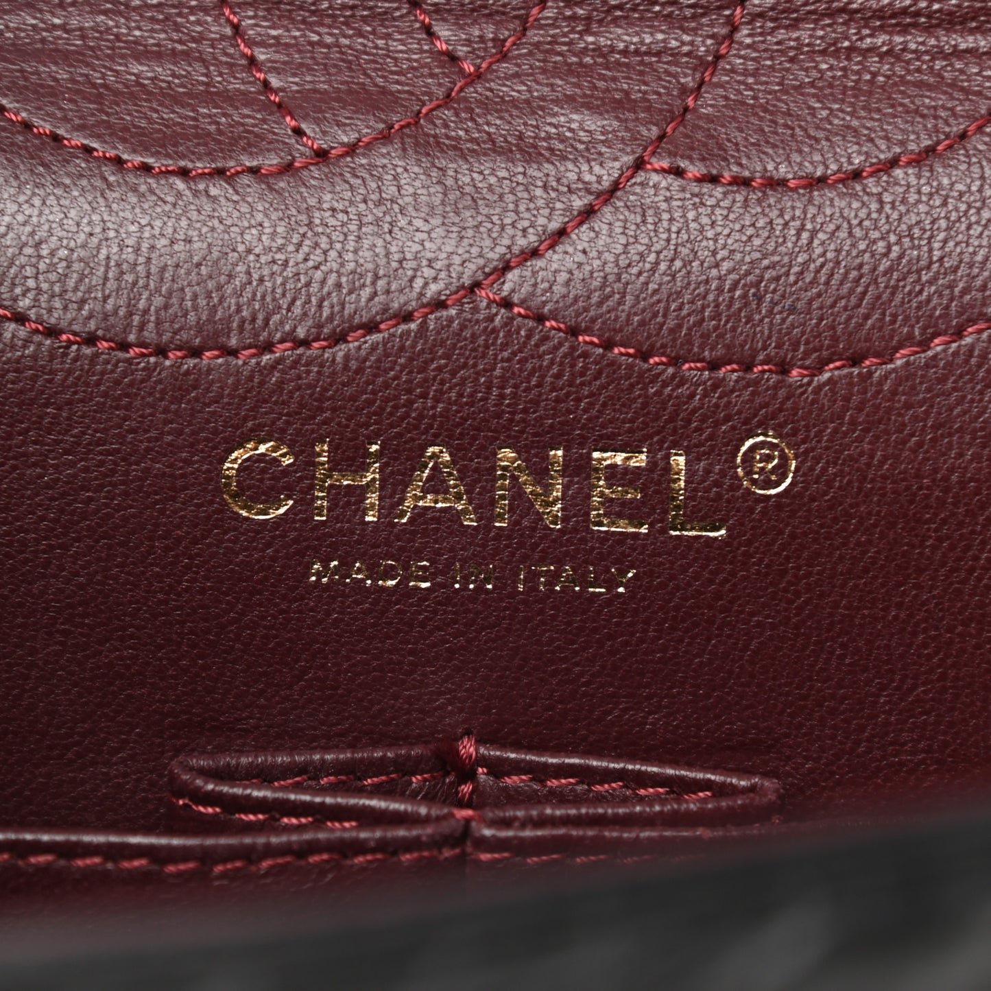 Aged Calfskin Quilted 2.55 Reissue 226 Flap Black