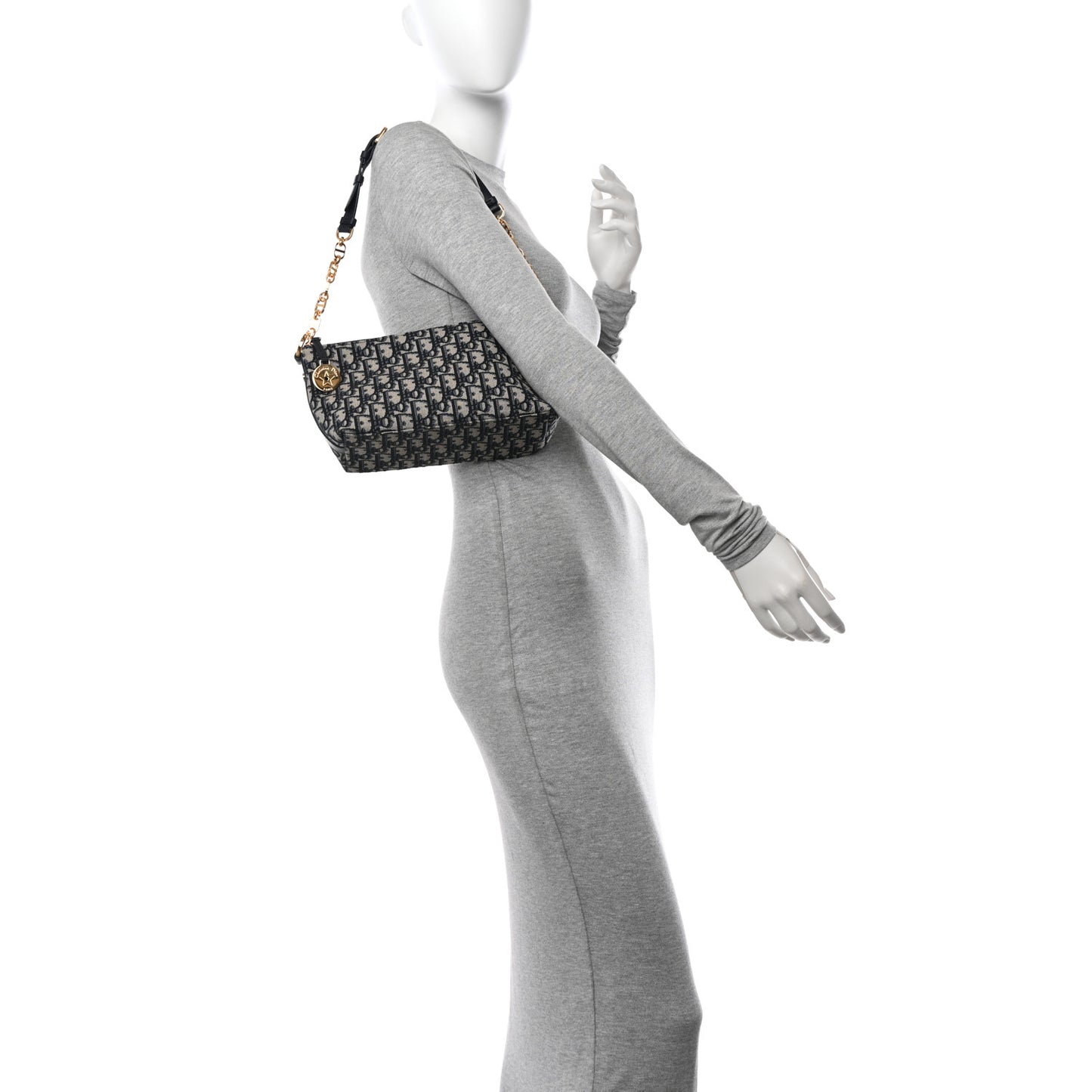 Oblique DiorStar Hobo Bag Blue
