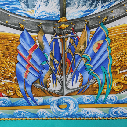 Hermes Silk Vive Le Vent Scarf 90 4 of 5