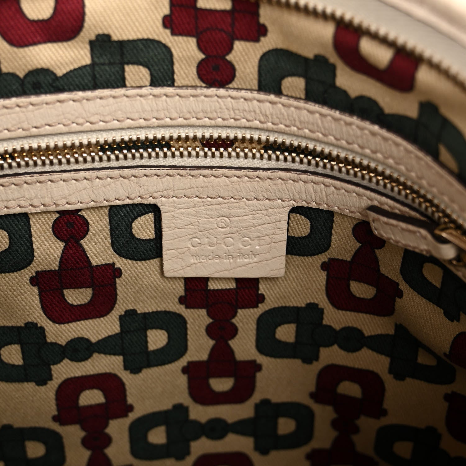 Gucci Monogram Web Jolicoeur Charms Messenger White 6 of 10